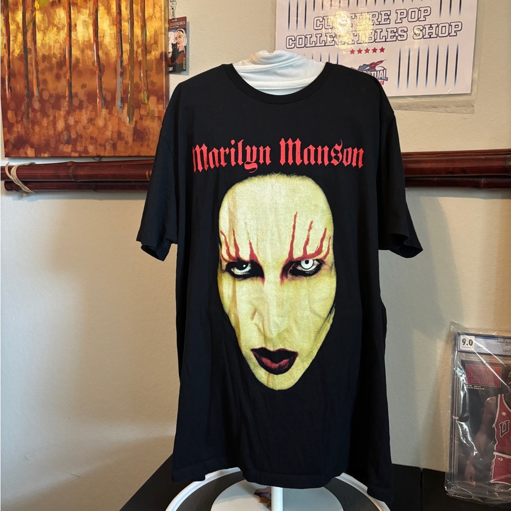 Marilyn Manson Black Graphic Tee